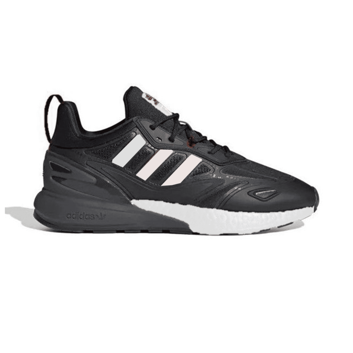 ADIDAS ZX 2K BOOST 2.0 BLACK WHITE