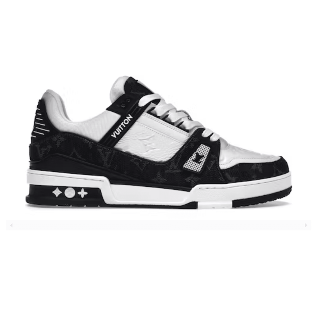 LOUIS VUITTON LV TRAINER WHITE BLACK