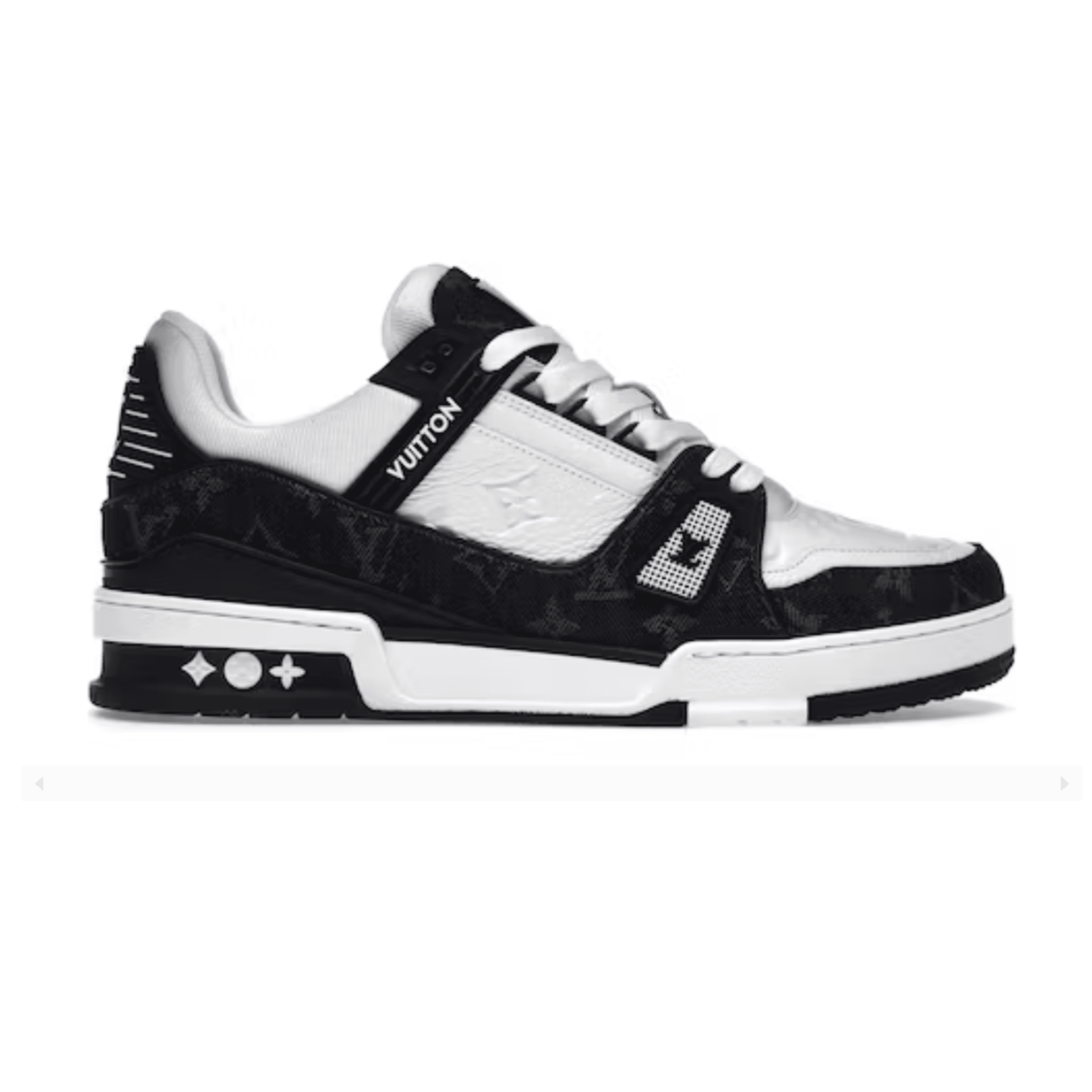 LOUIS VUITTON LV TRAINER WHITE BLACK