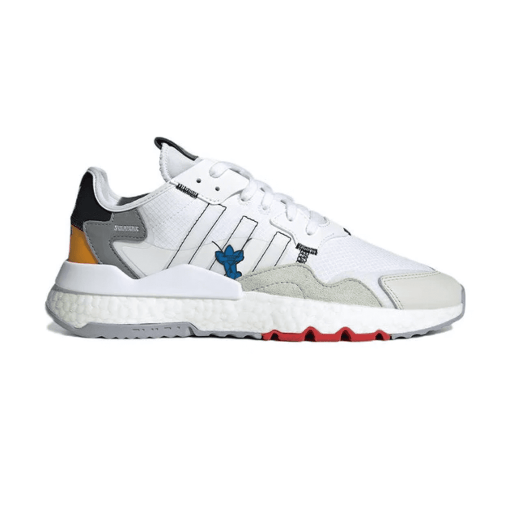 ADIDAS NITE JOGGER  WHITE GRAFFITY