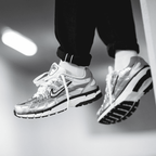 NIKE P-6000 METALLIC SILVER BLACK