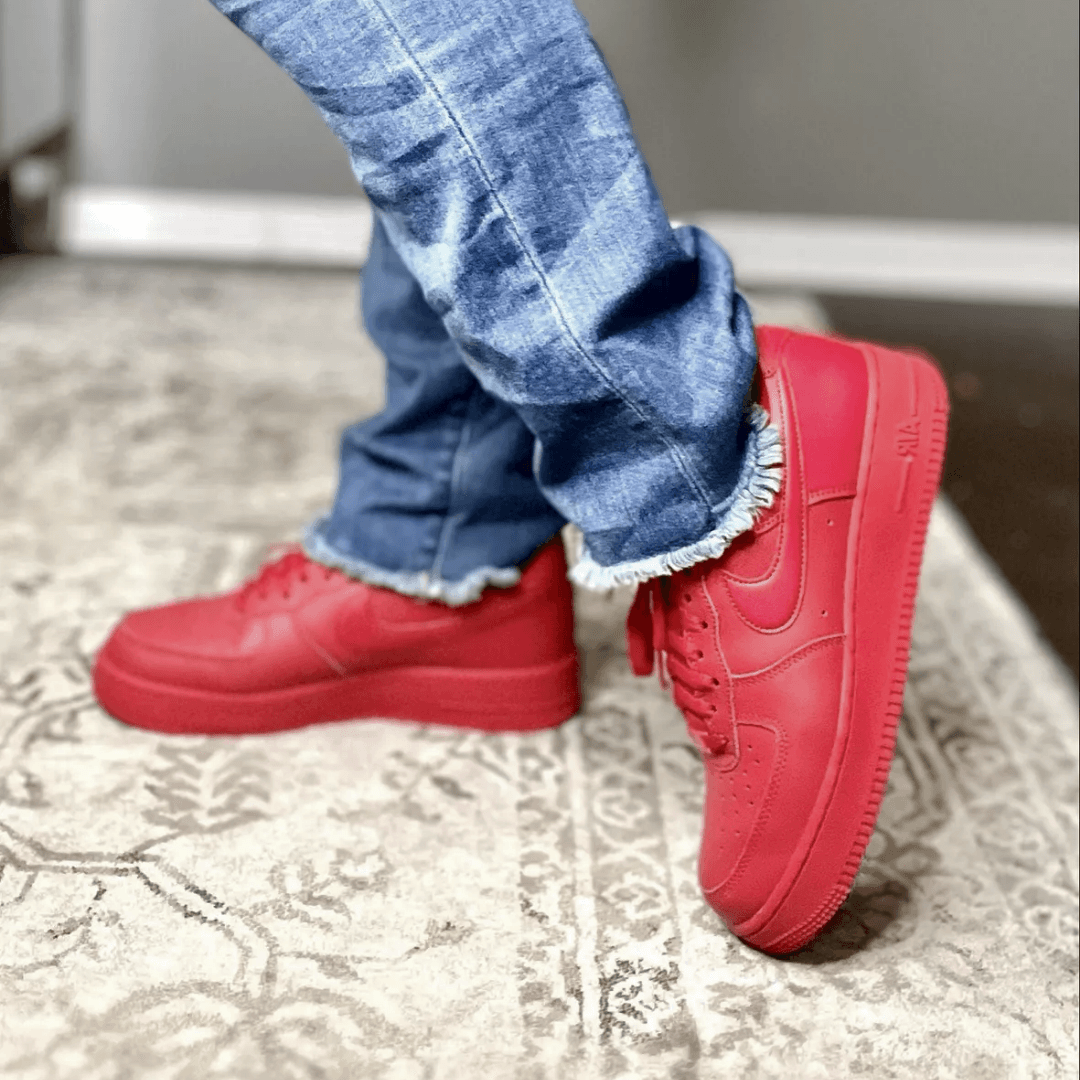 NIKE AIR FORCE 1 TRIPLE RED