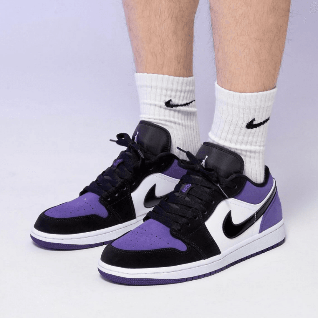 AIR JORDAN 1 LOW COURT PURPLE