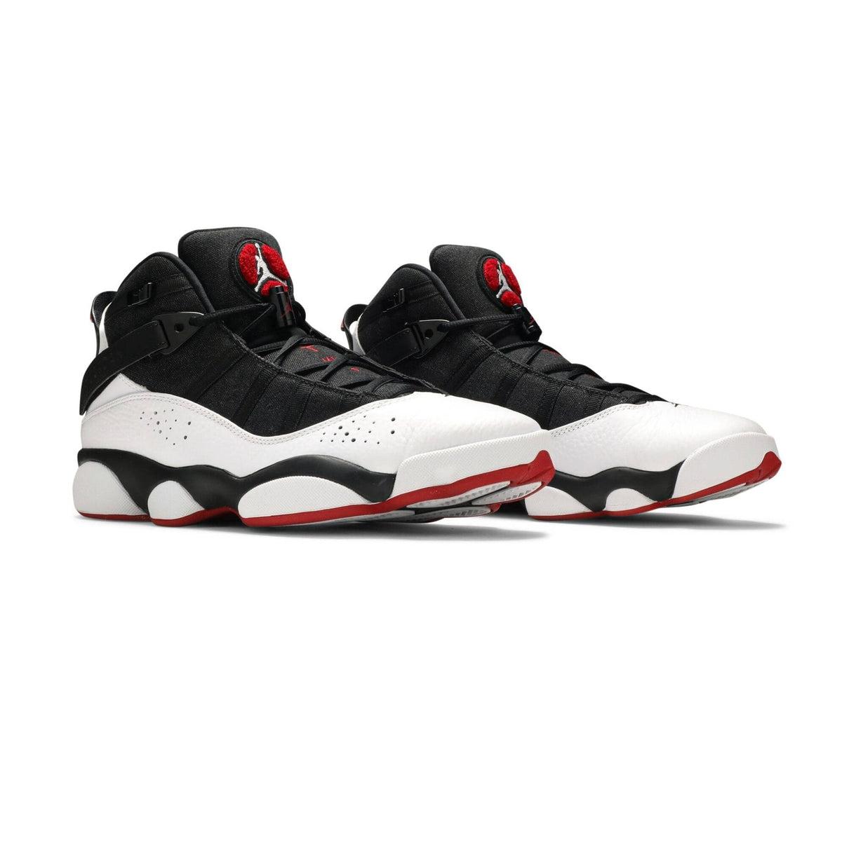 AIR JORDAN 6 RINGS BLACK WHITE GYM RED