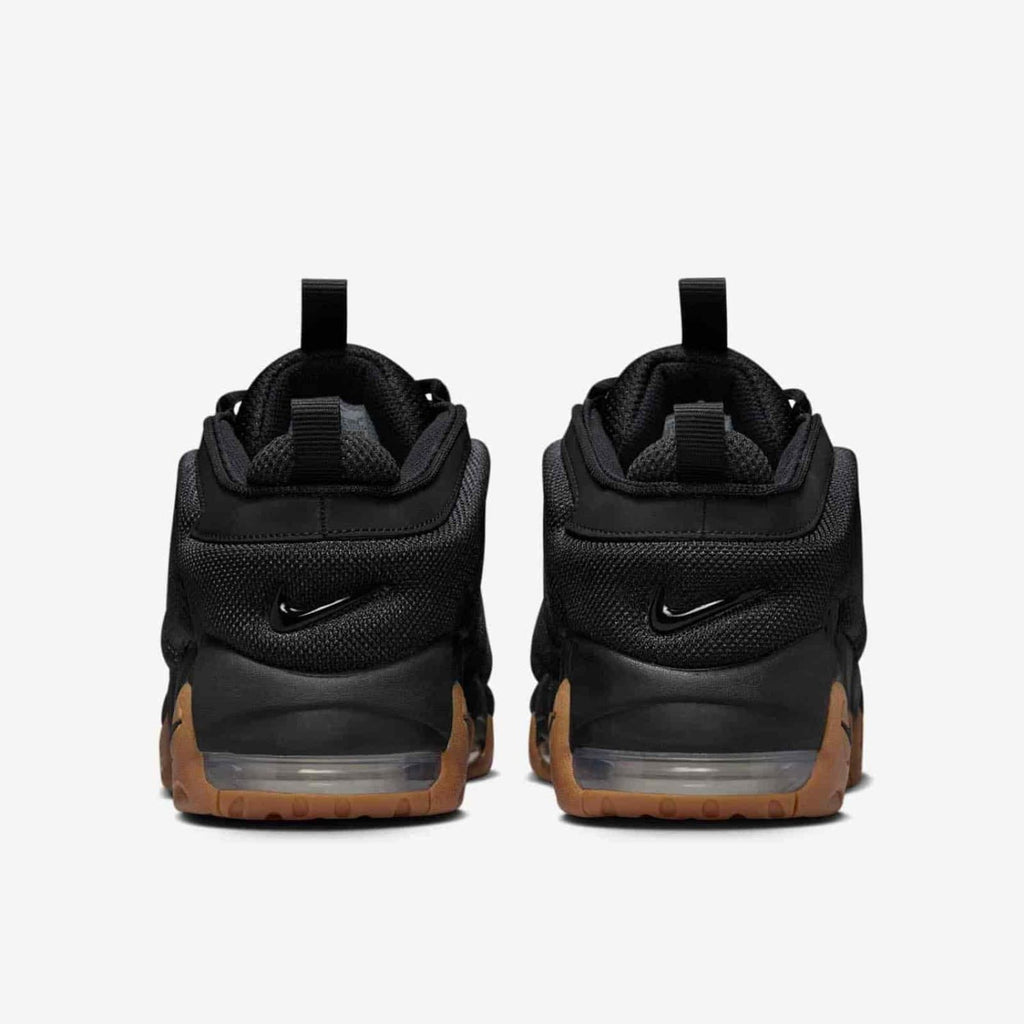NIKE AIR MORE UPTEMPO LOW BLACK GUM