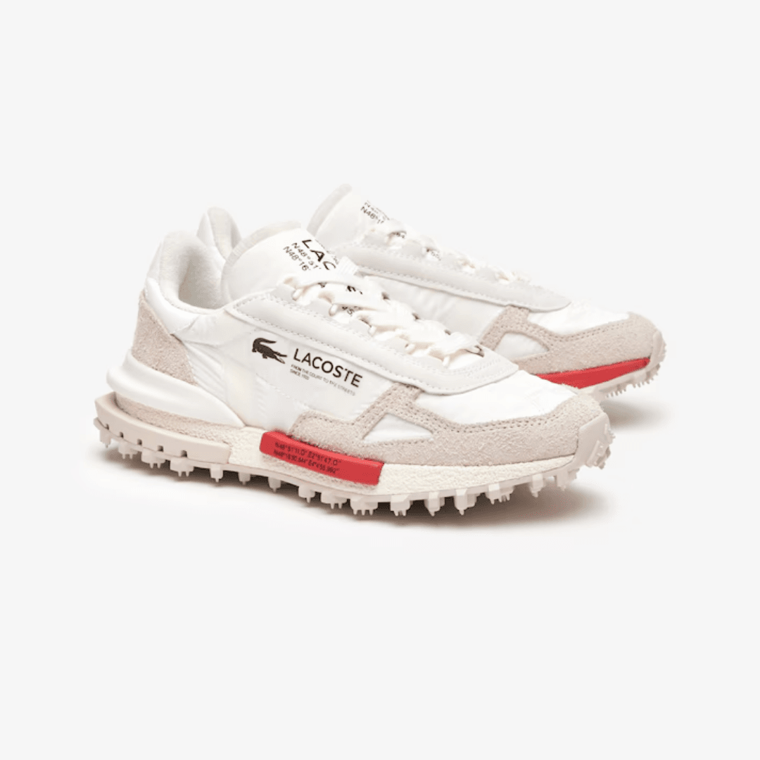 LACOSTE ELITE ACTIVE WHITE RED