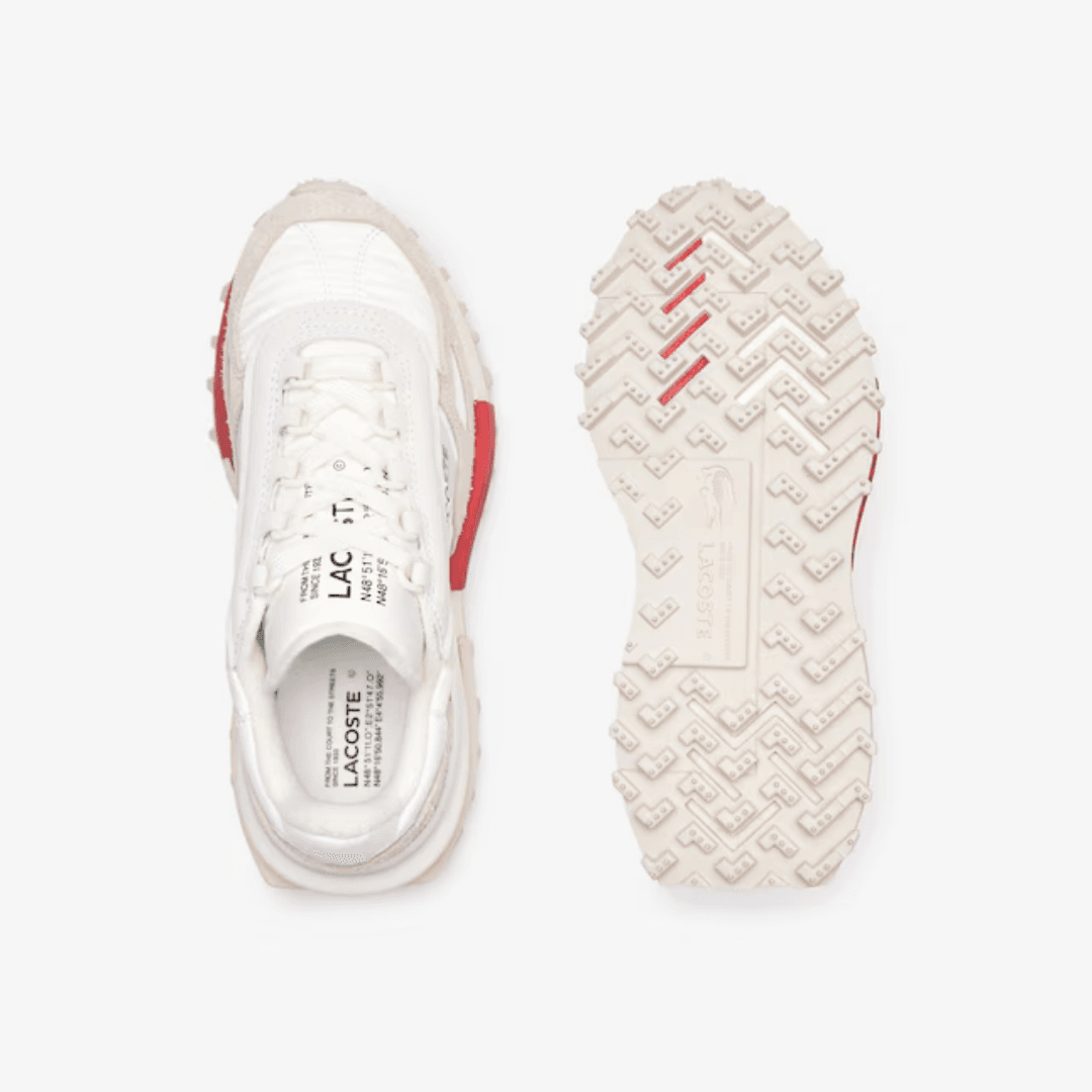 LACOSTE ELITE ACTIVE WHITE RED