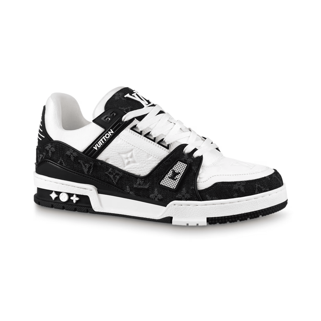 LOUIS VUITTON LV TRAINER WHITE BLACK