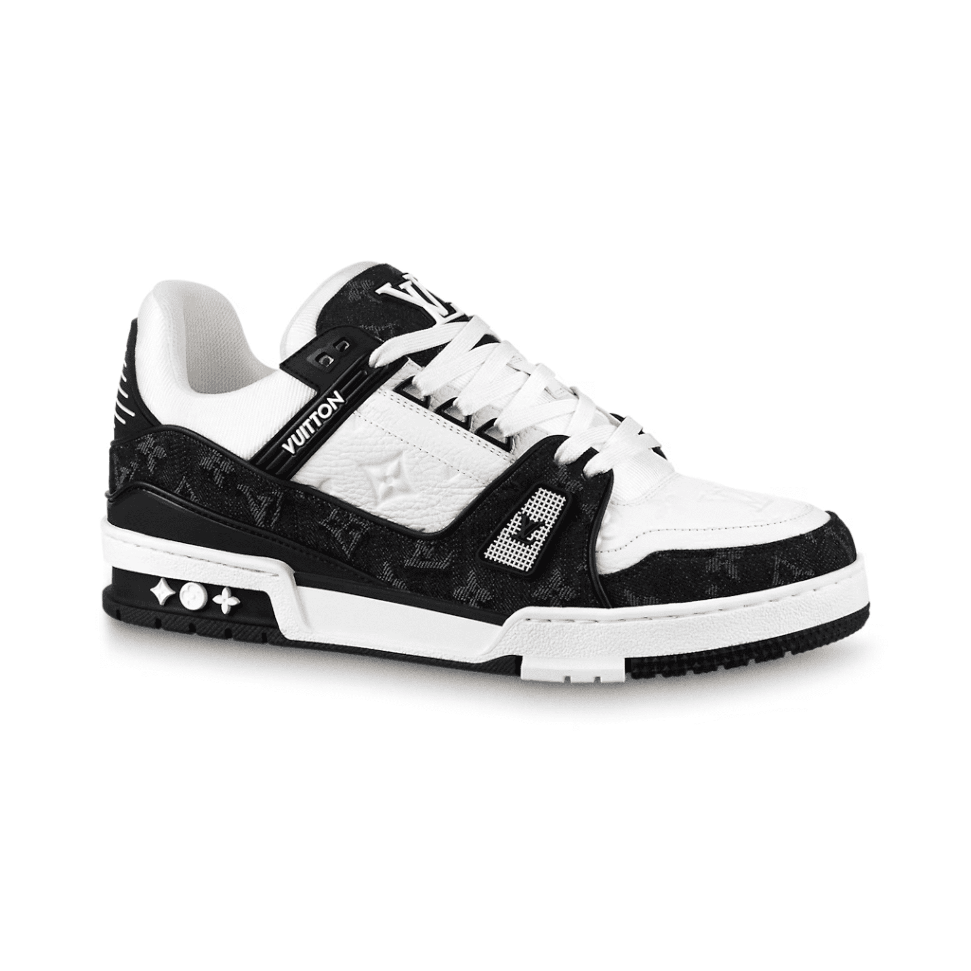 LOUIS VUITTON LV TRAINER WHITE BLACK