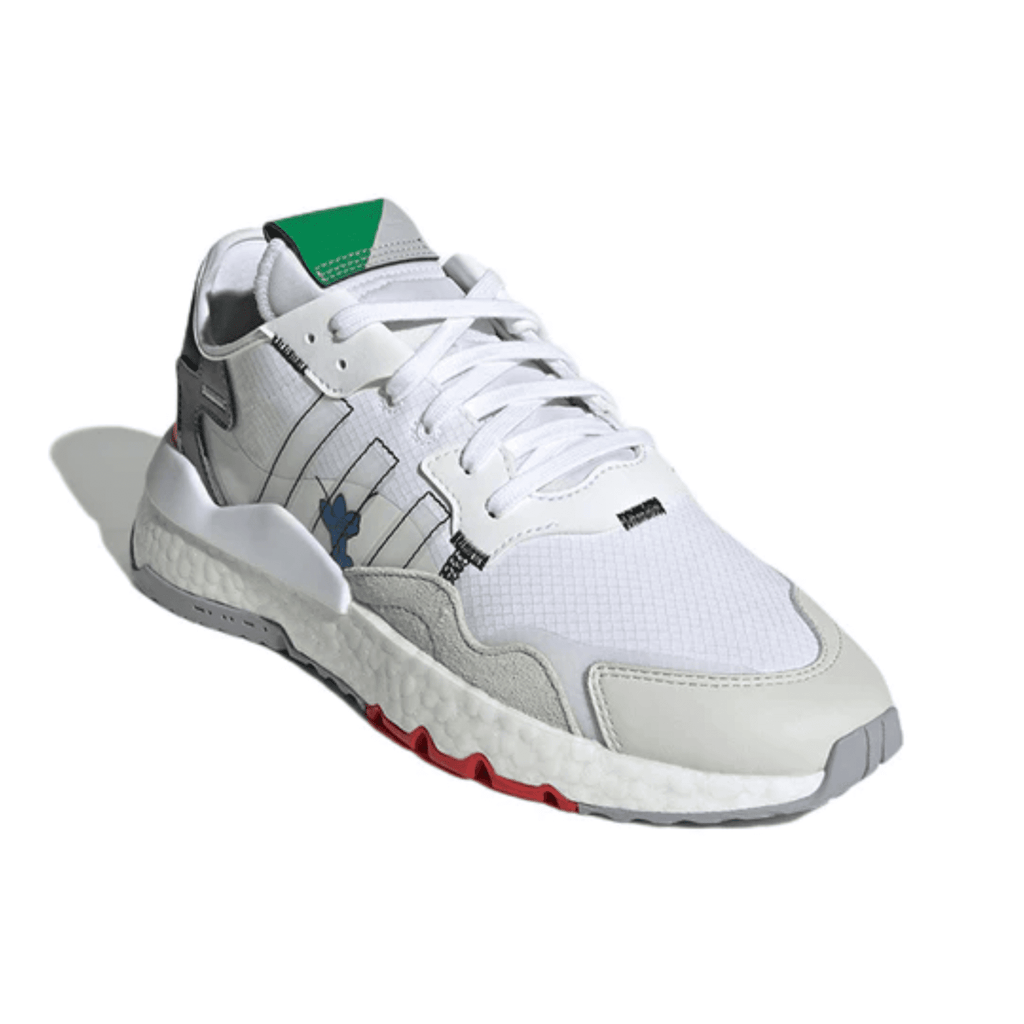 ADIDAS NITE JOGGER  WHITE GRAFFITY