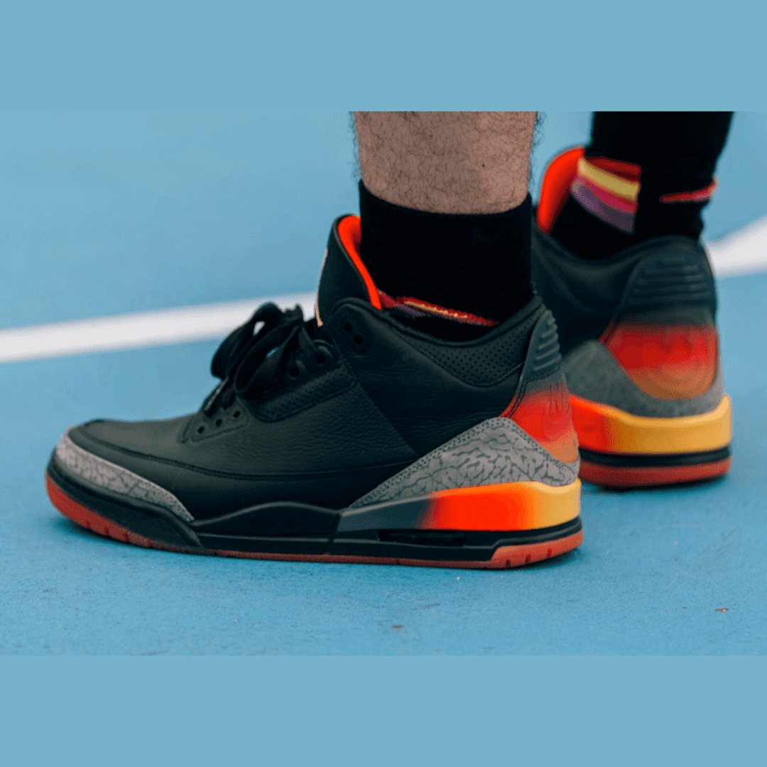 AIR JORDAN RETRO 3 J BALVIN BLACK