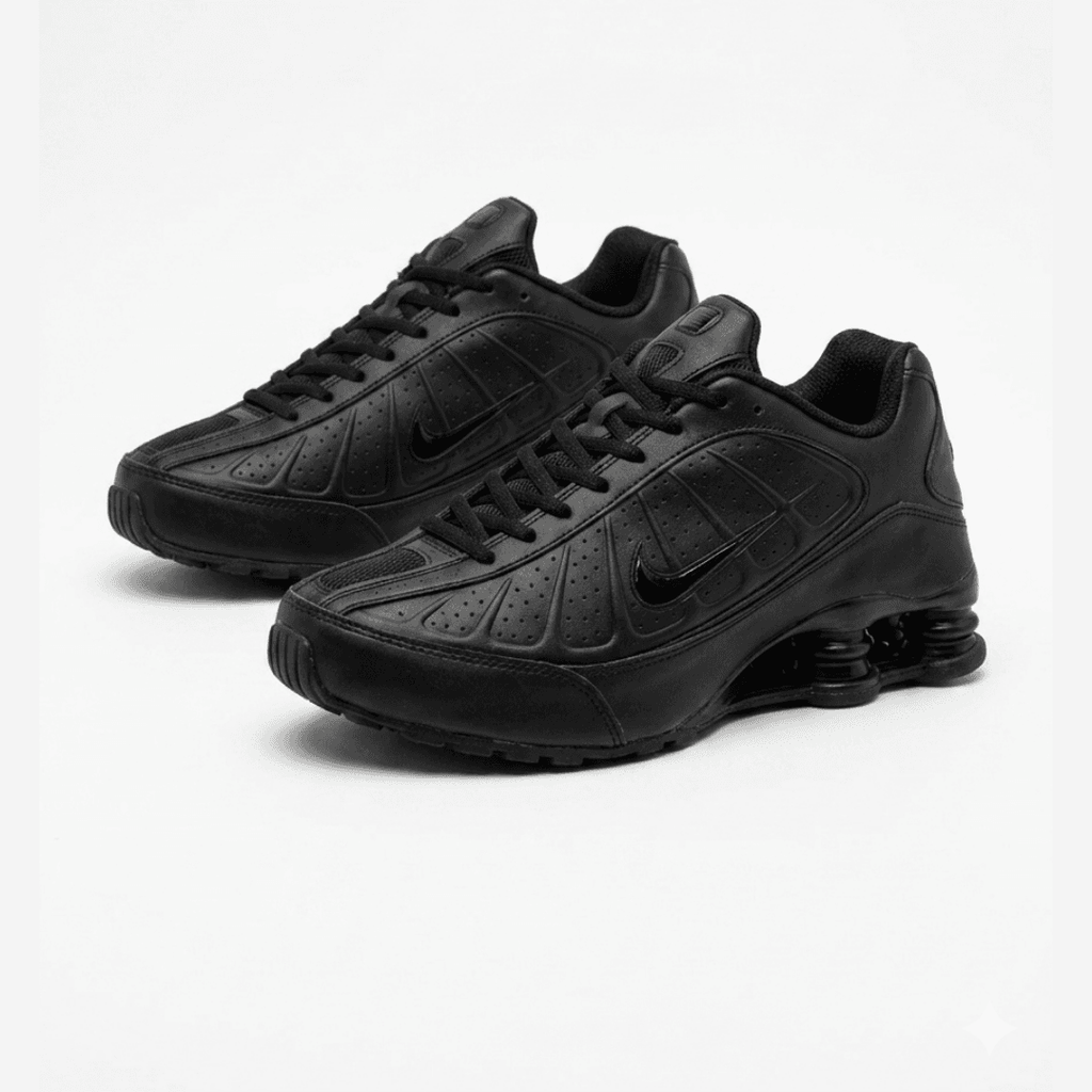 NIKE SHOX R4 PREMIUM TRIPLE BLACK