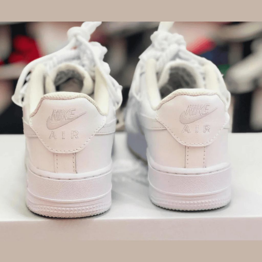NIKE AIR FORCE 1 CUSTOM TRIPLE WHITE