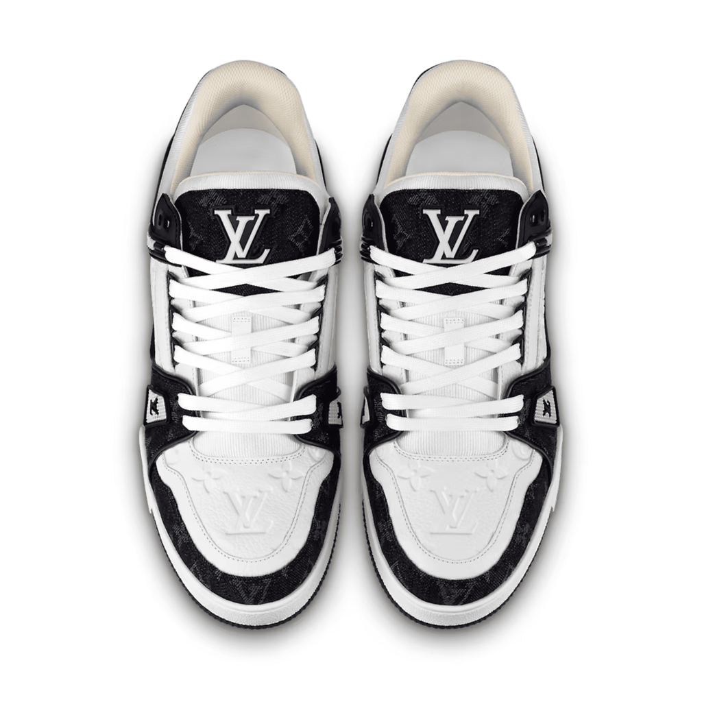 LOUIS VUITTON LV TRAINER WHITE BLACK