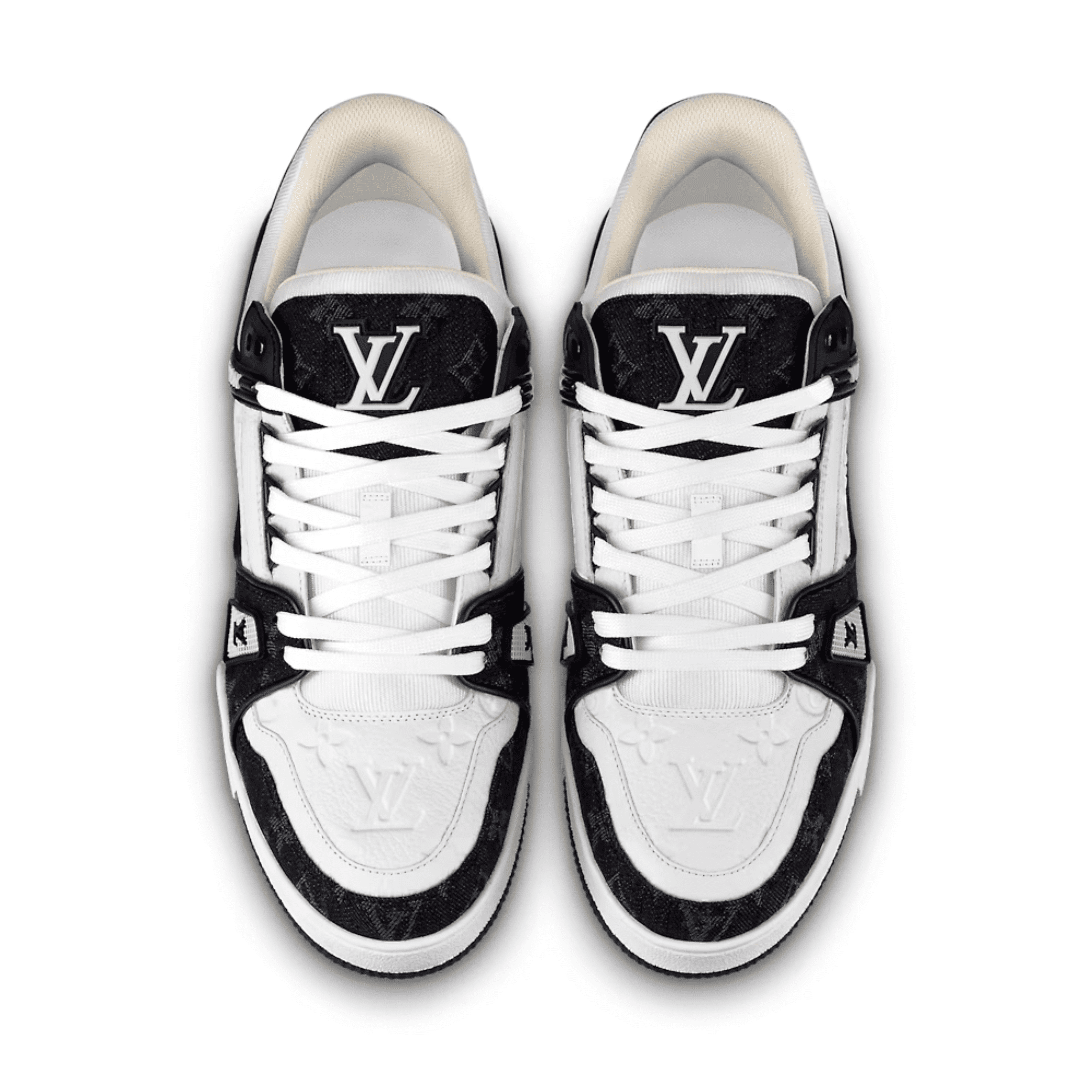 LOUIS VUITTON LV TRAINER WHITE BLACK