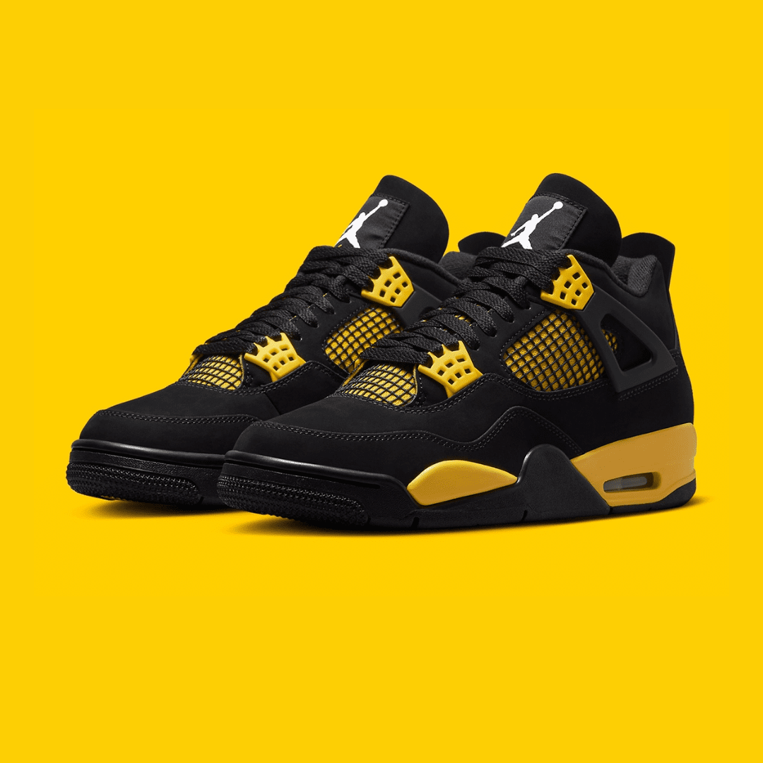 AIR JORDAN RETRO 4 YELLOW THUNDER