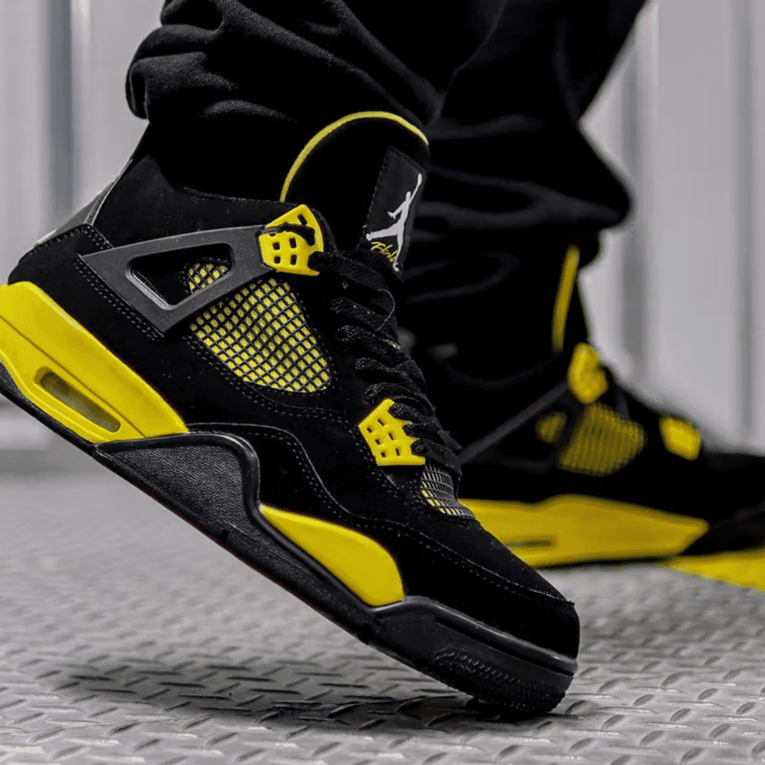 AIR JORDAN RETRO 4 YELLOW THUNDER