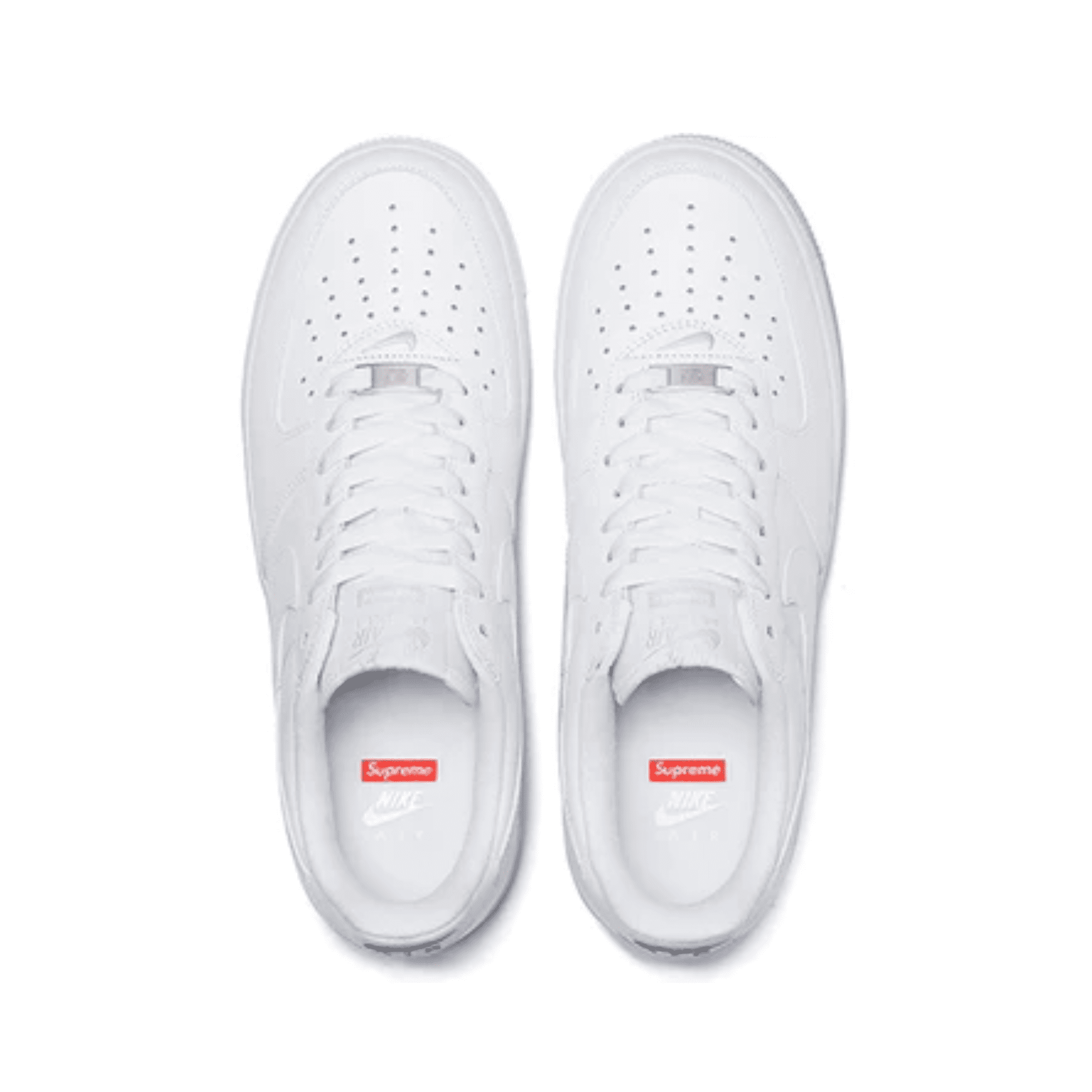 NIKE AIR FORCE 1 SUPREME WHITE