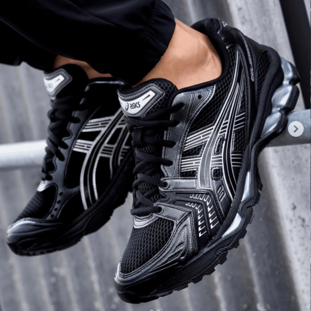 ASICS KAYANO 14 SILVER BLACK