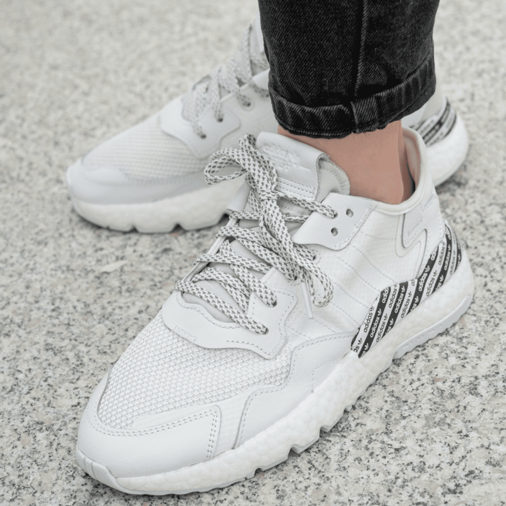 ADIDAS NITE JOGGER LETTER WHITE