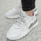 ADIDAS NITE JOGGER LETTER WHITE