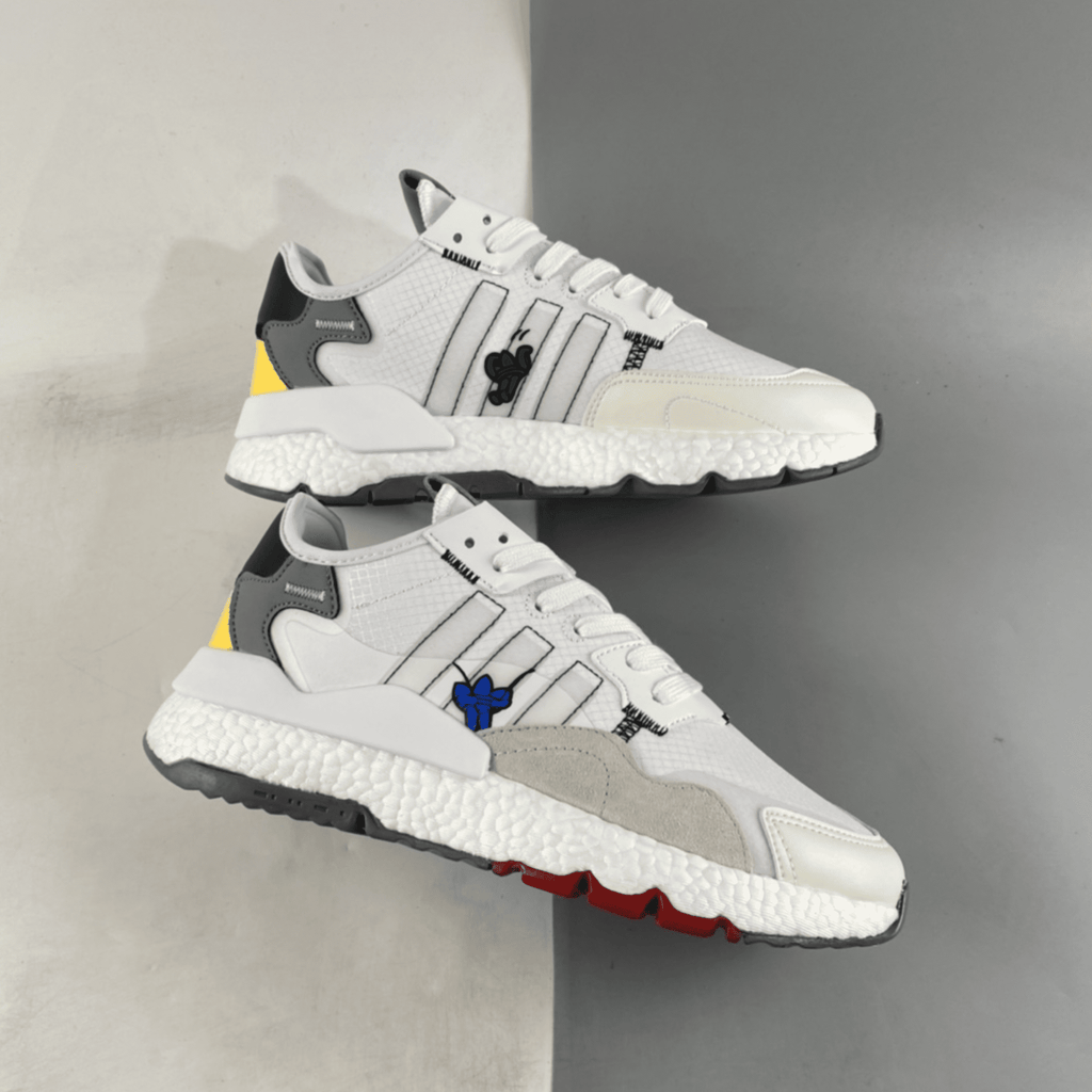 ADIDAS NITE JOGGER  WHITE GRAFFITY