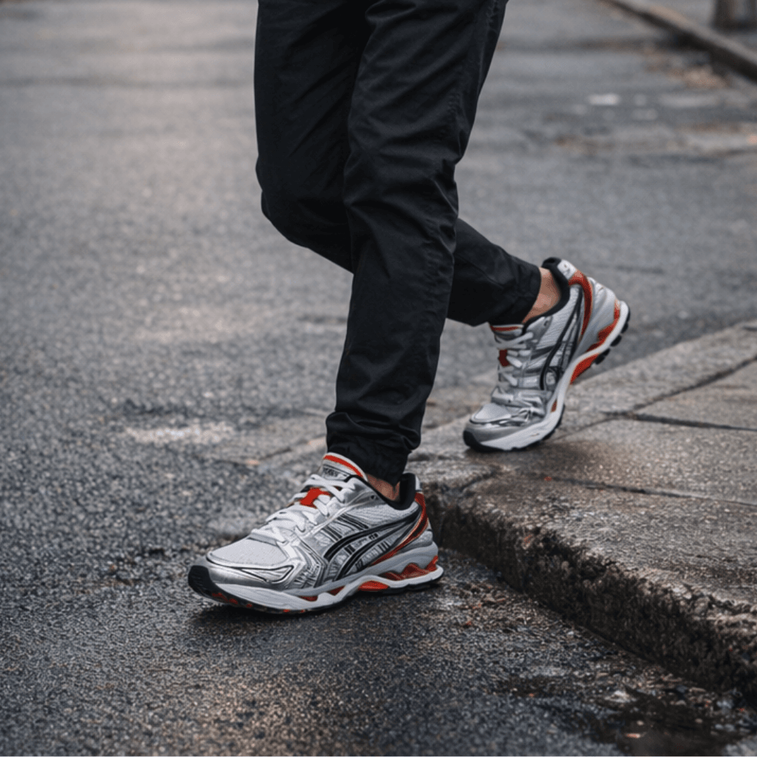 ASICS KAYANO 14 SILVER RED