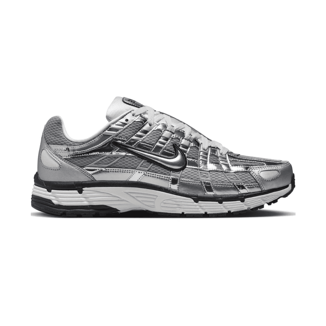 NIKE P-6000 METALLIC SILVER BLACK