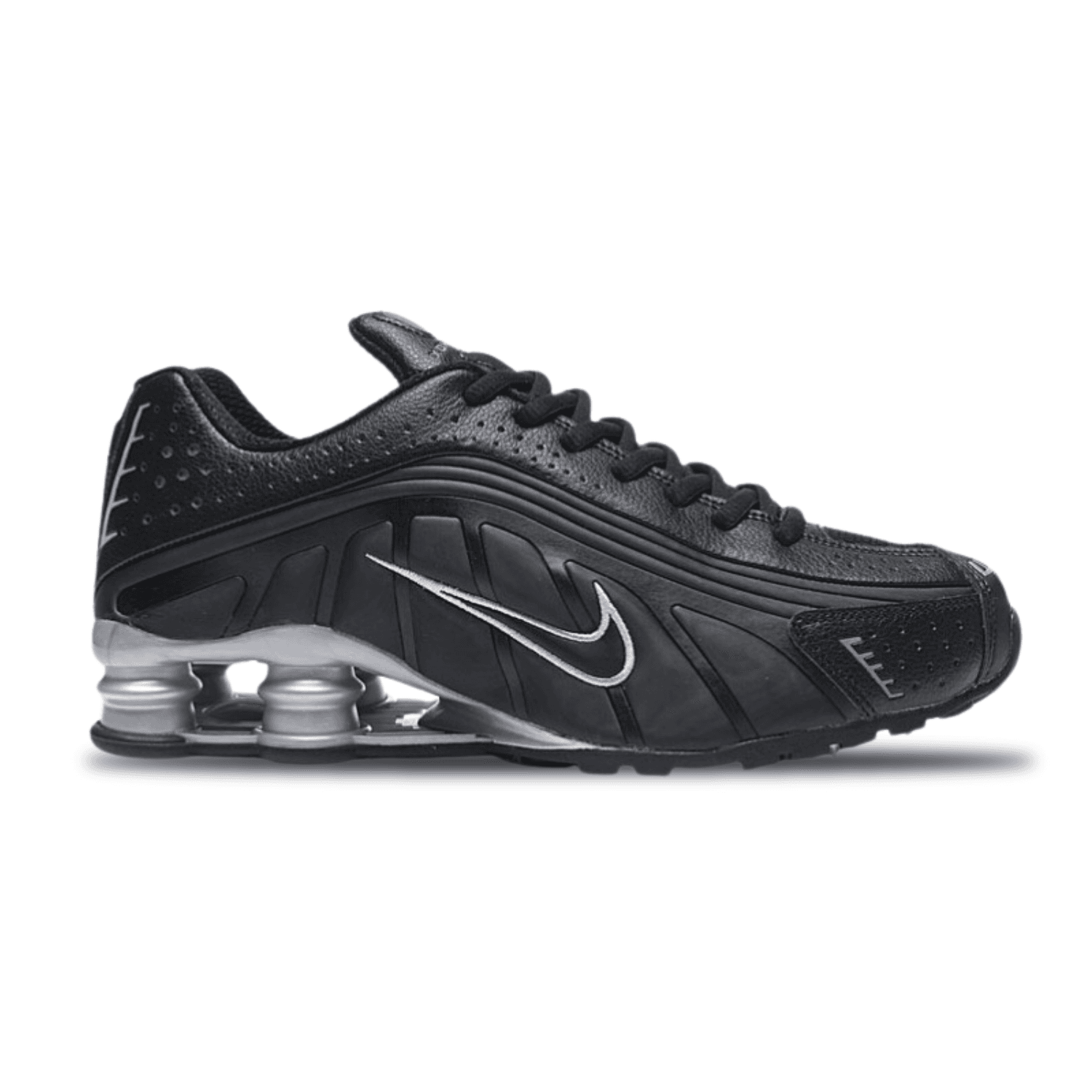 NIKE SHOX R4 BLACK SILVER