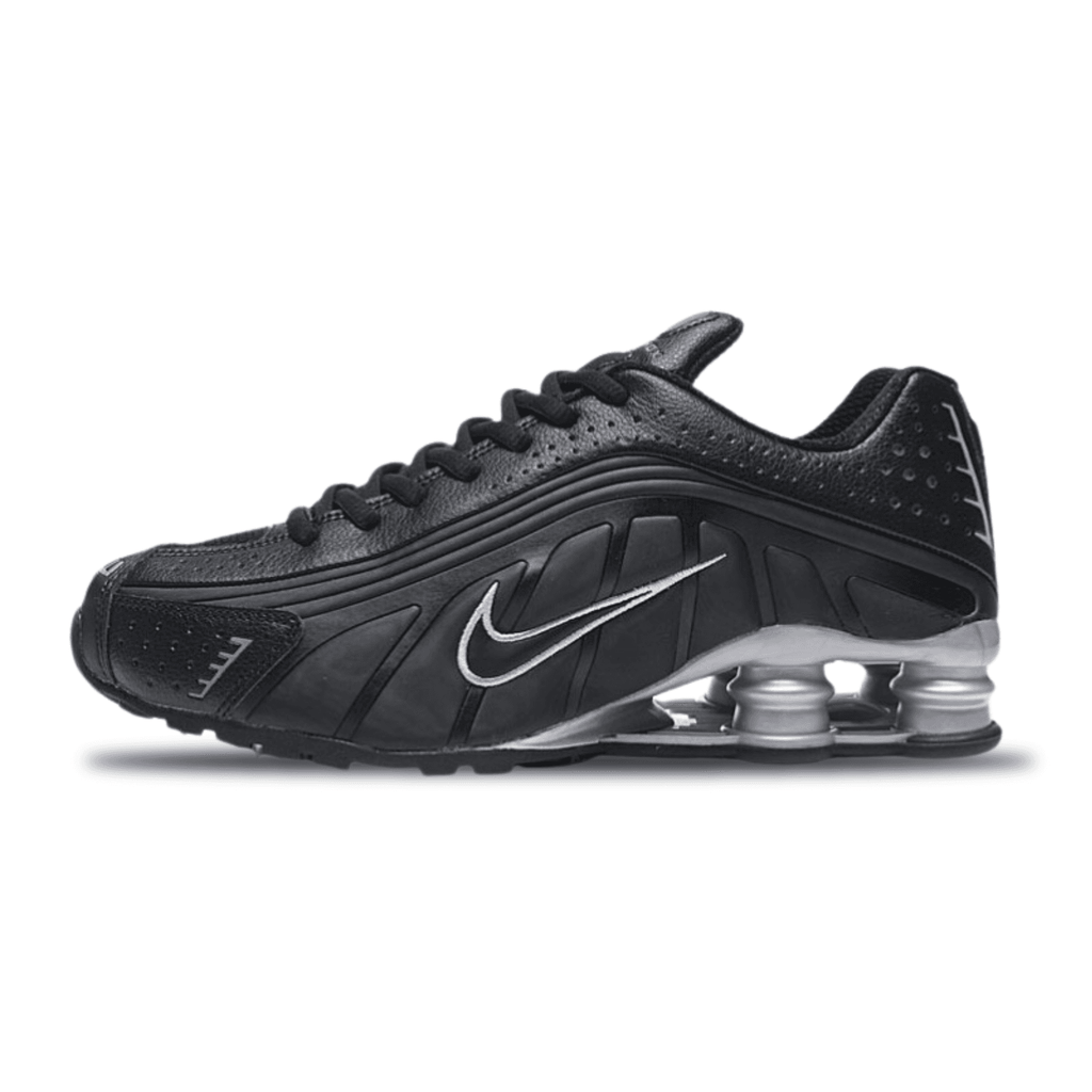 NIKE SHOX R4 BLACK SILVER