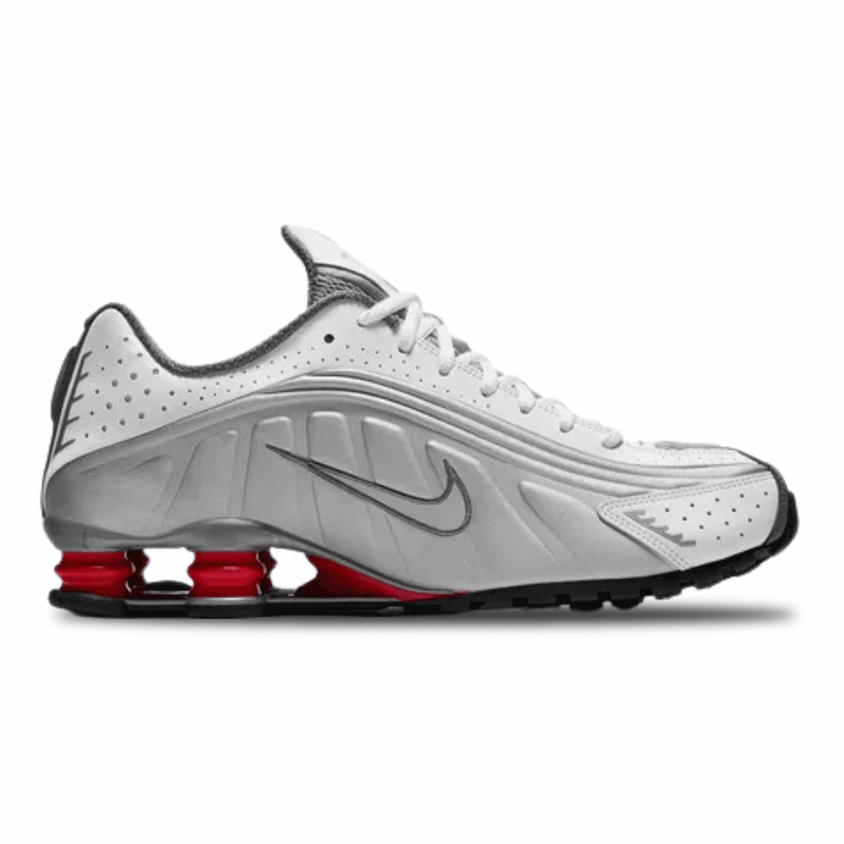 NIKE SHOX R4 METAL WHITE