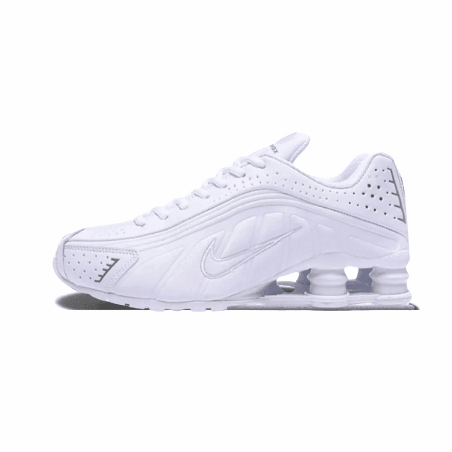 NIKE SHOX R4 TRIPLE WHITE
