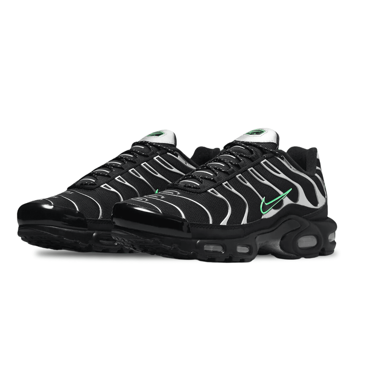 NIKE AIR MAX PLUS BLACK GREEN