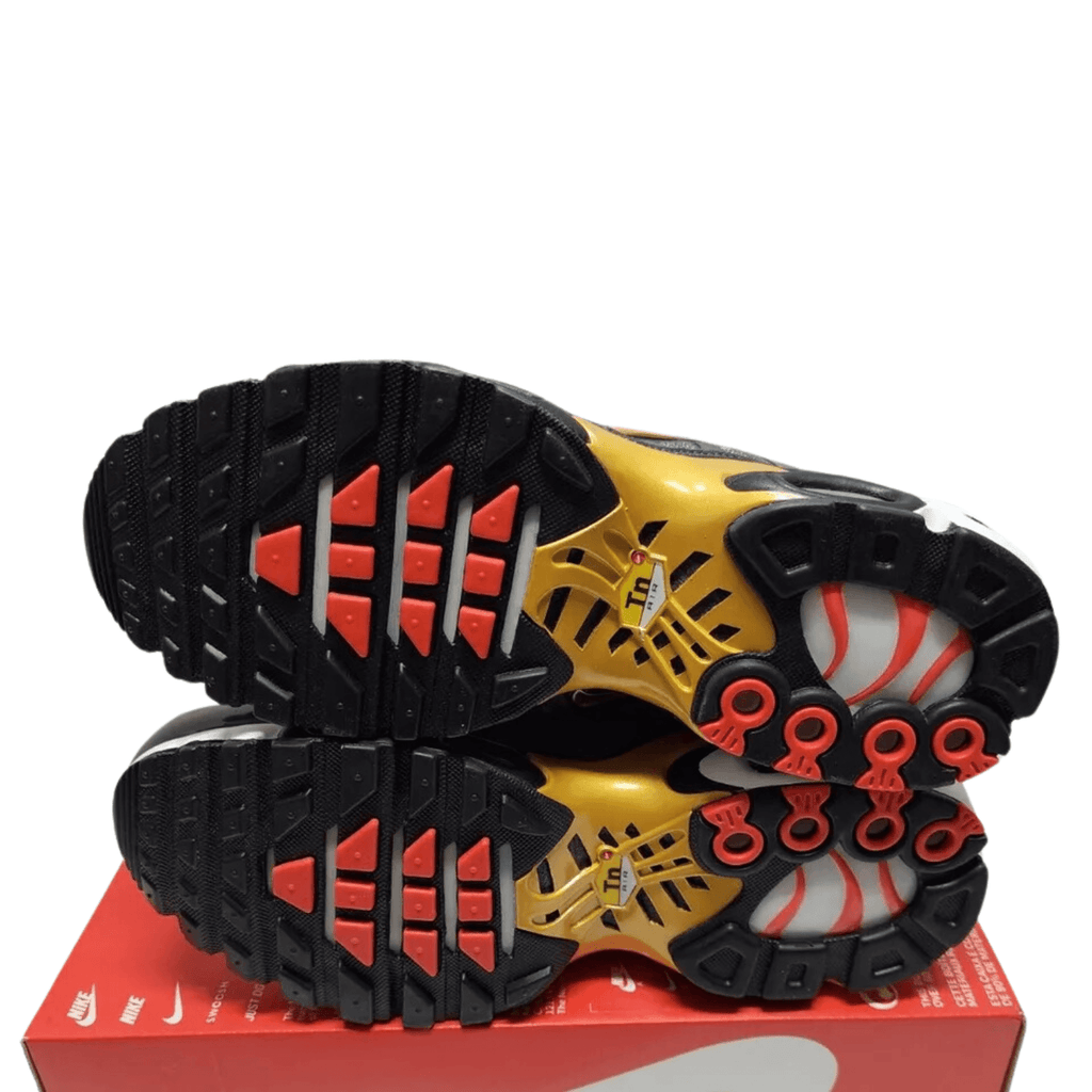 NIKE AIR MAX PLUS GRAY GOLD