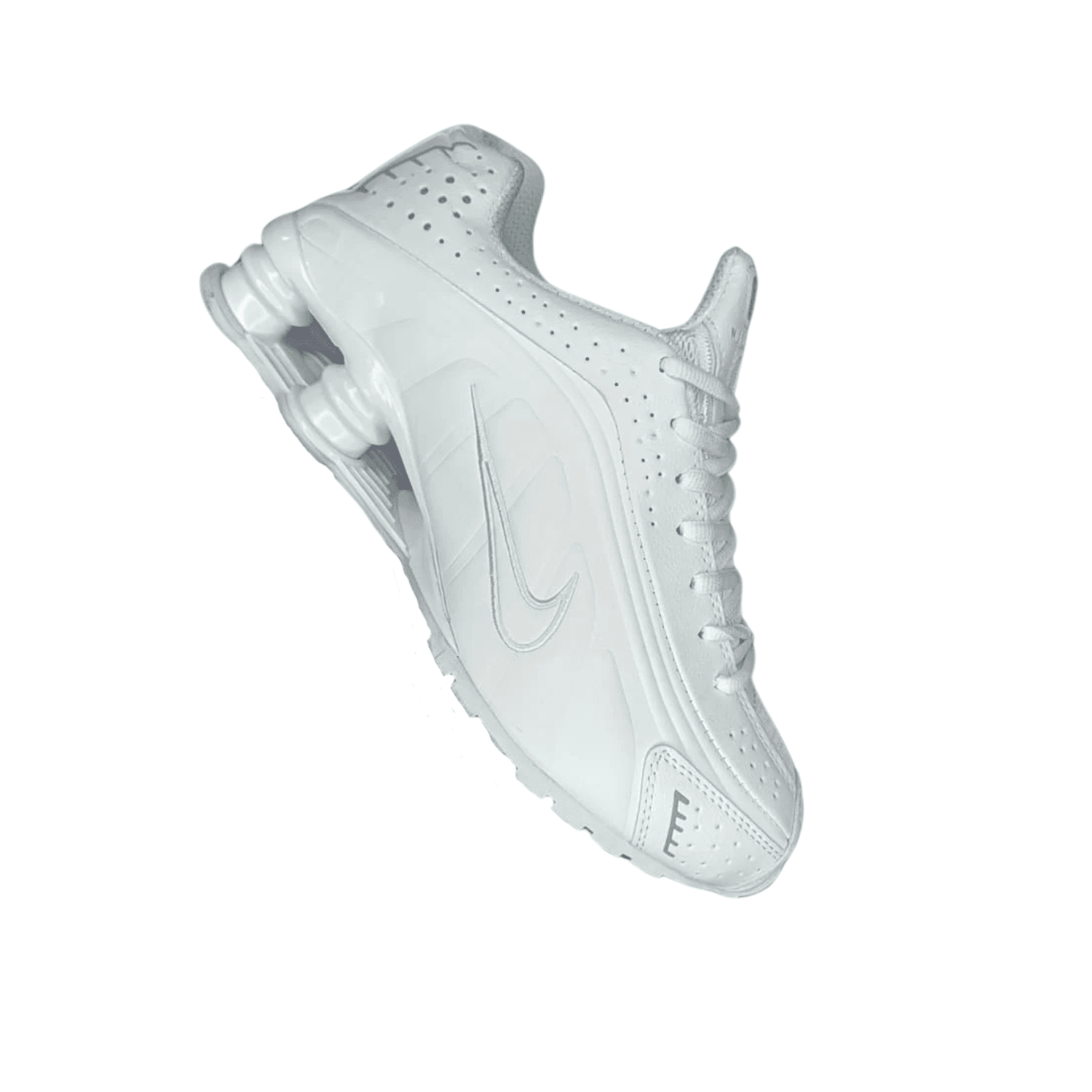 NIKE SHOX R4 TRIPLE WHITE