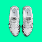 NIKE SHOX METALLIC SILVER BLACK