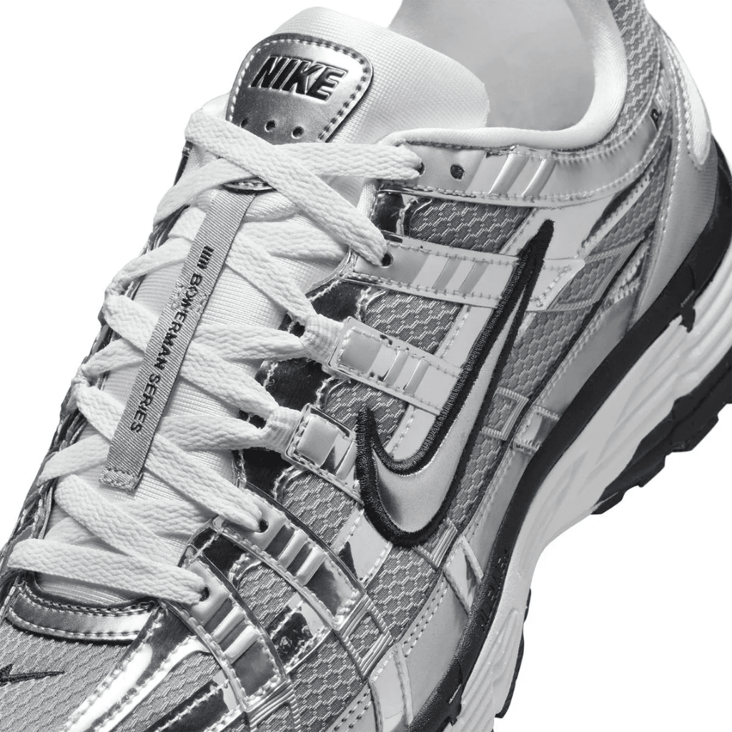 NIKE P-6000 METALLIC SILVER BLACK