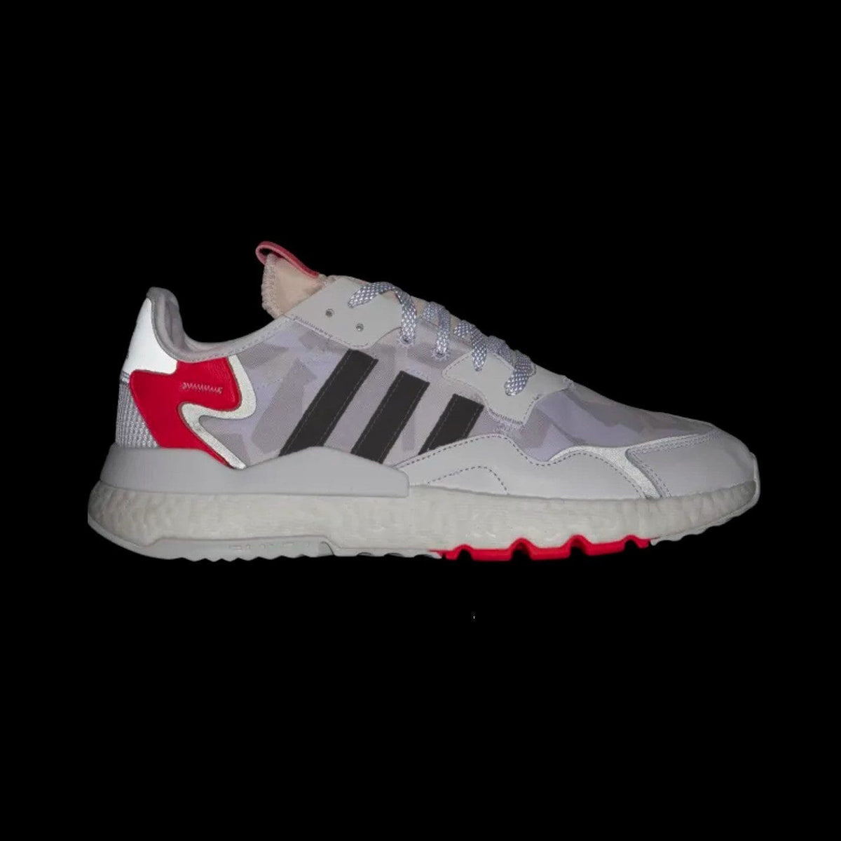 ADIDAS NITE JOGGER WHITE BLACK