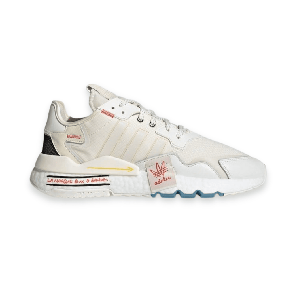 ADIDAS NITE JOGGER BEIGE WITH DETAILING