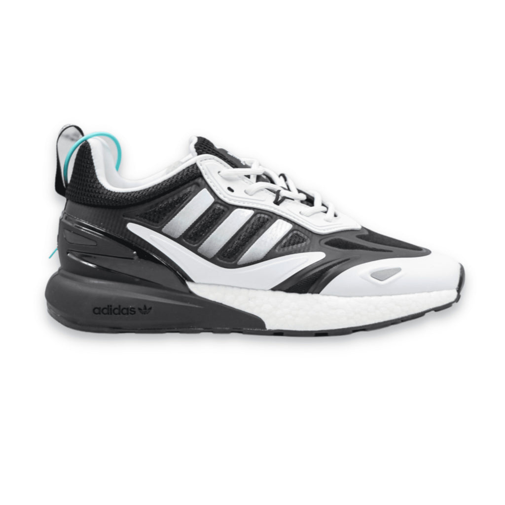 ADIDAS ZX 2K BOOST 2.0 WHITE BLACK