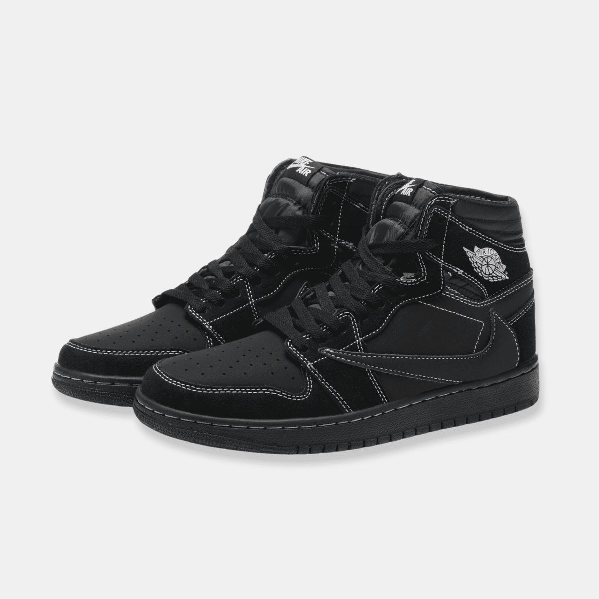 AIR JORDAN 1 TRAVIS SCOTT HIGH BLACK PHANTOM