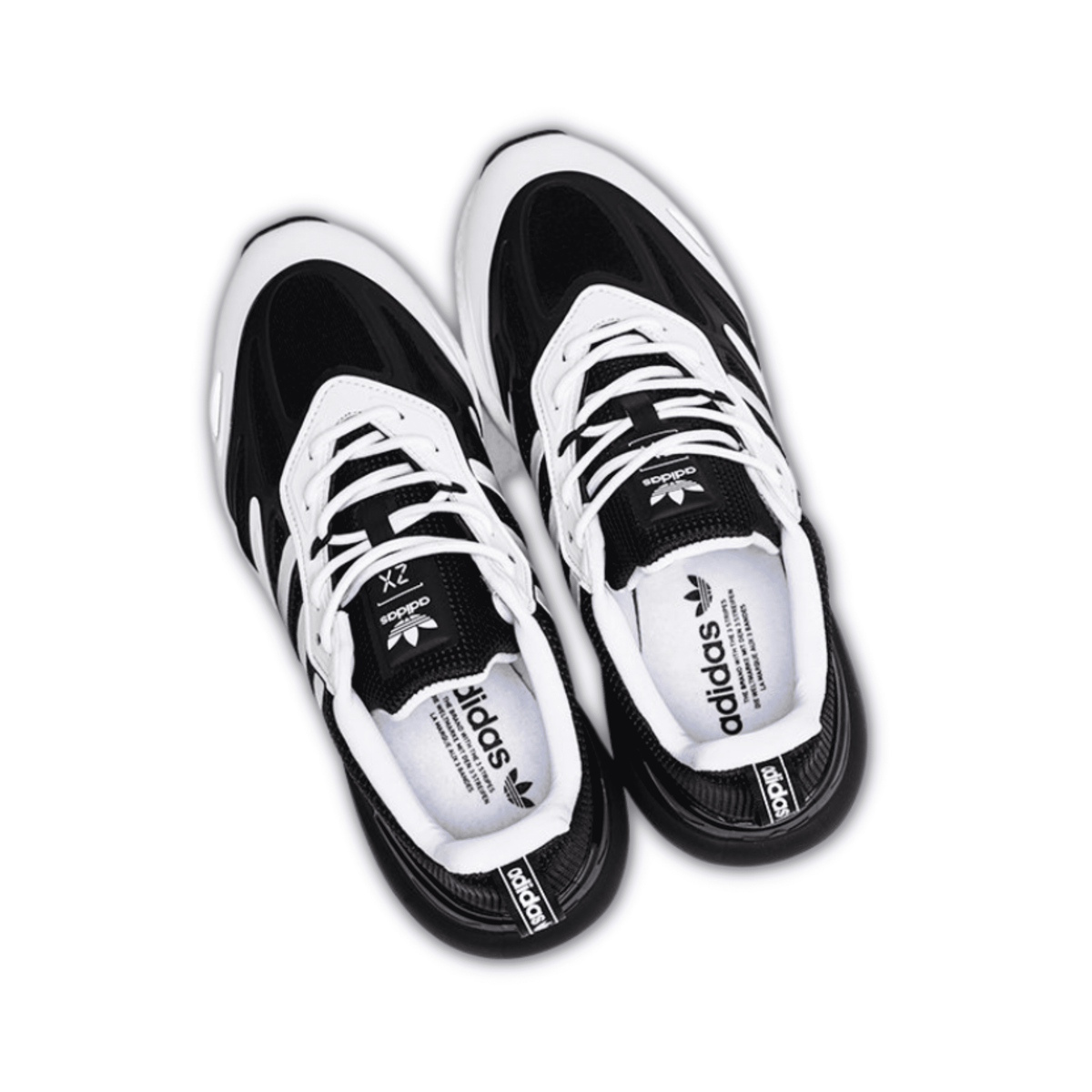 ADIDAS ZX 2K BOOST 2.0 WHITE BLACK
