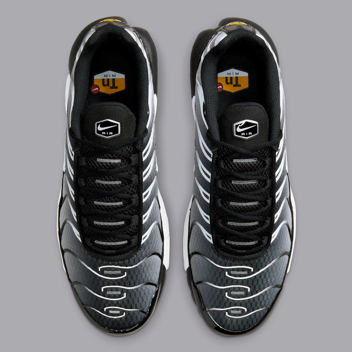 NIKE AIR MAX PLUS BLACK SILVER