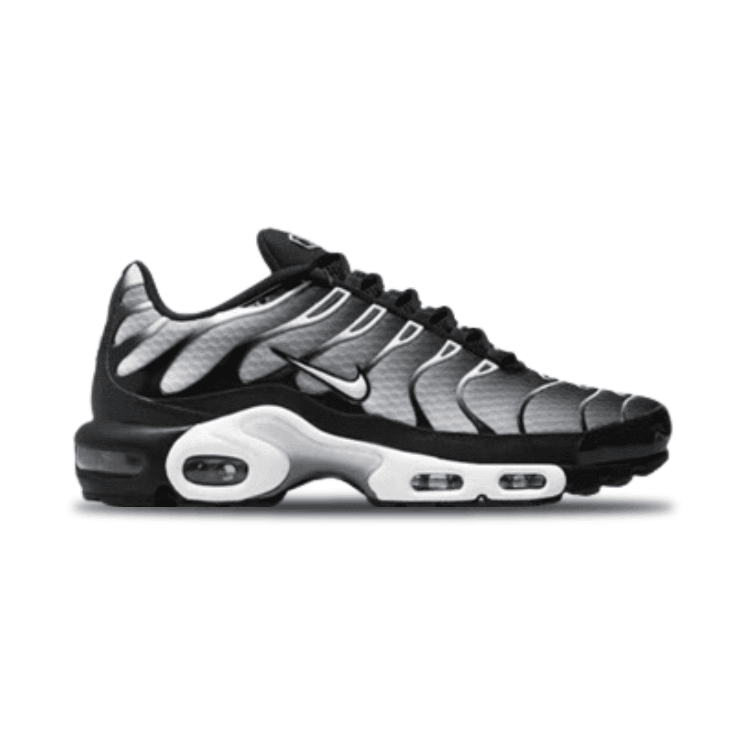 NIKE AIR MAX PLUS BLACK SILVER