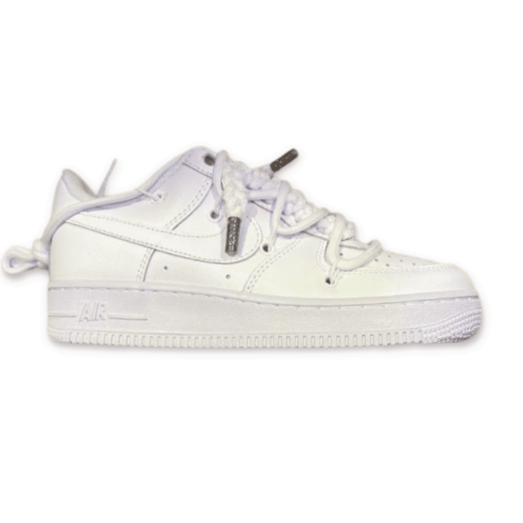NIKE AIR FORCE 1 CUSTOM TRIPLE WHITE