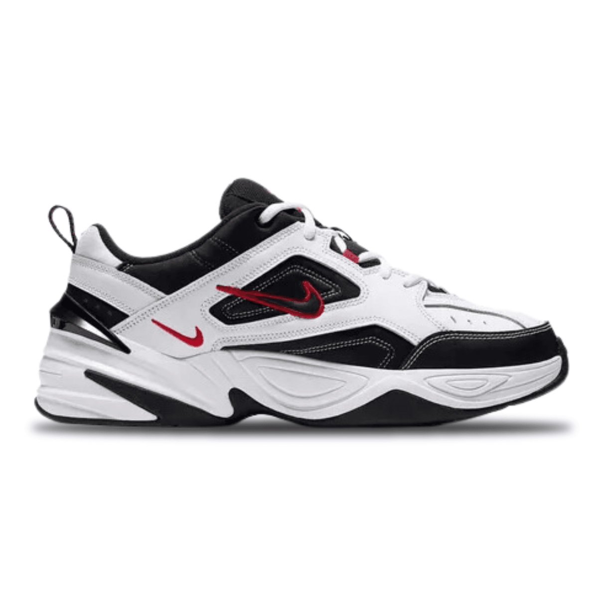 NIKE M2K TEKNO WHITE BLACK RED