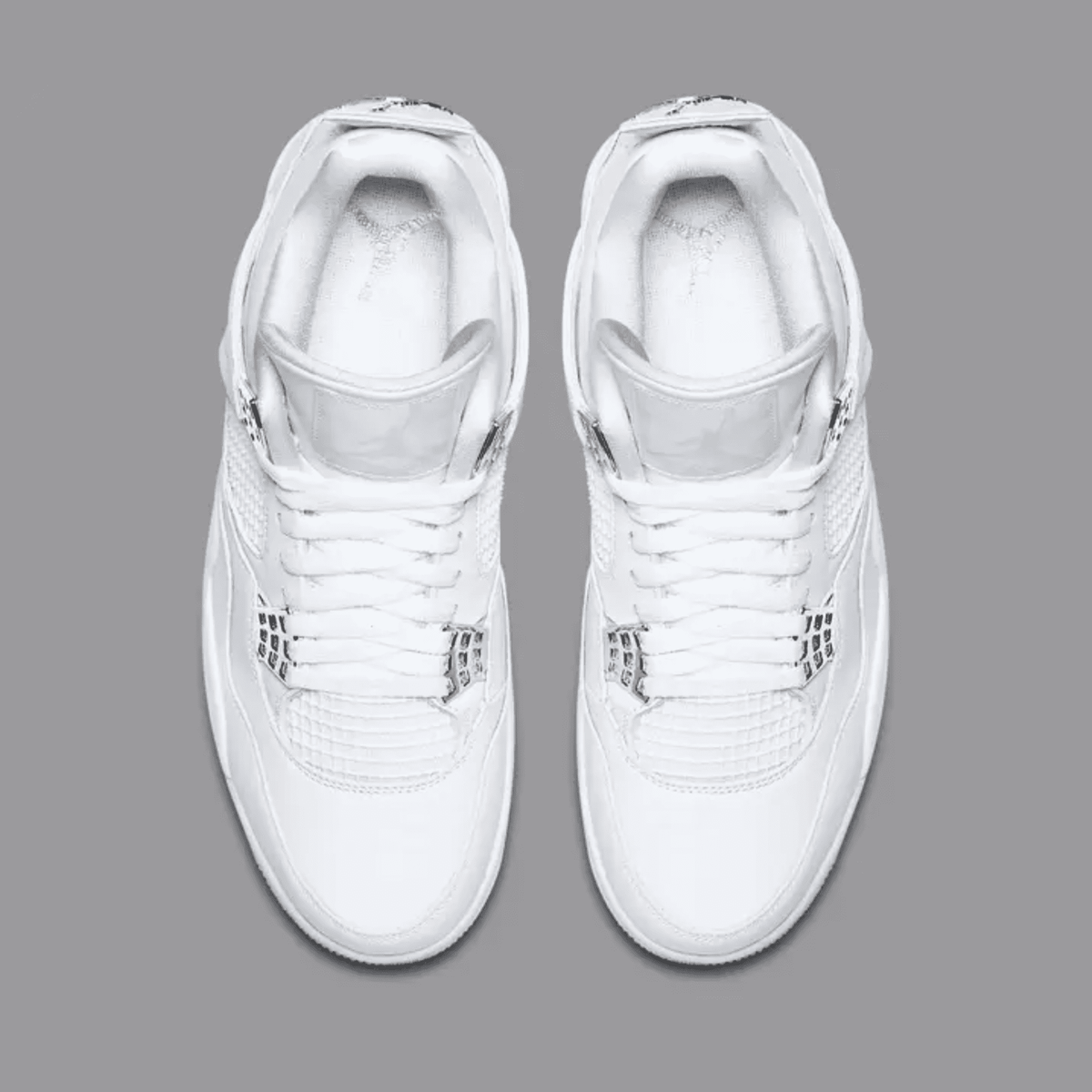 AIR JORDAN RETRO 4 METALLIC SILVER