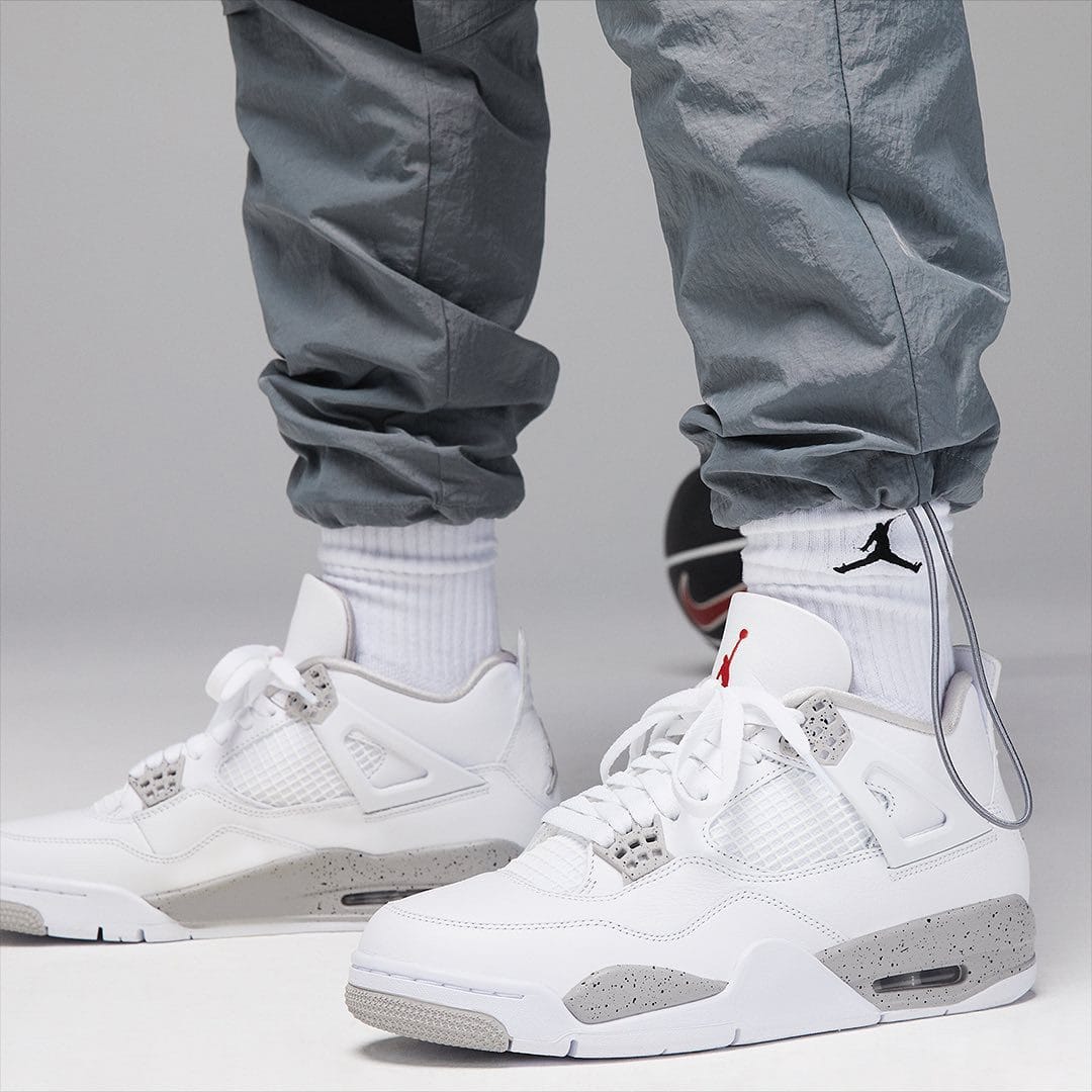 AIR JORDAN RETRO 4 WHITE OREO