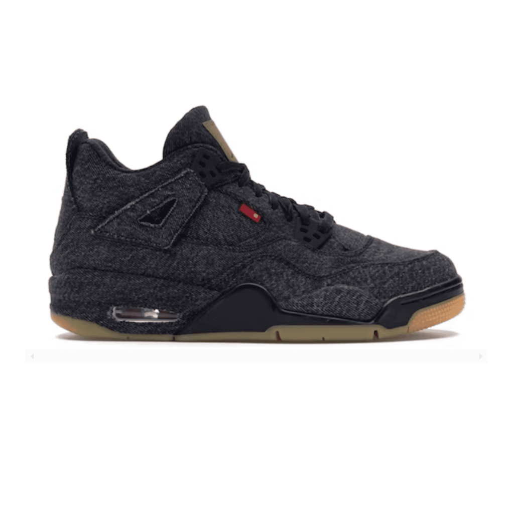 AIR JORDAN RETRO 4 LEVIS BLACK