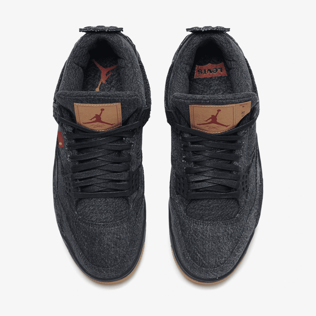 AIR JORDAN RETRO 4 LEVIS BLACK
